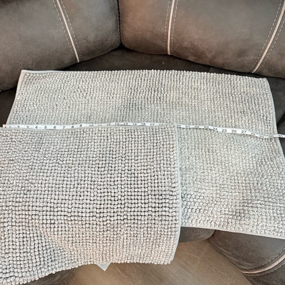 Set of 3 IKEA bath mats Gray-white mélange Toftbo like new! - Picture 3 of 6